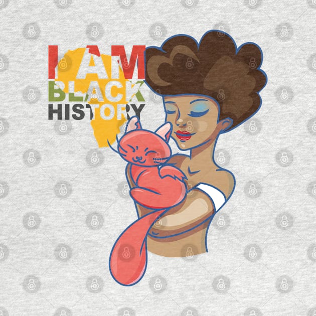 I am black history African American Girl by tatadonets